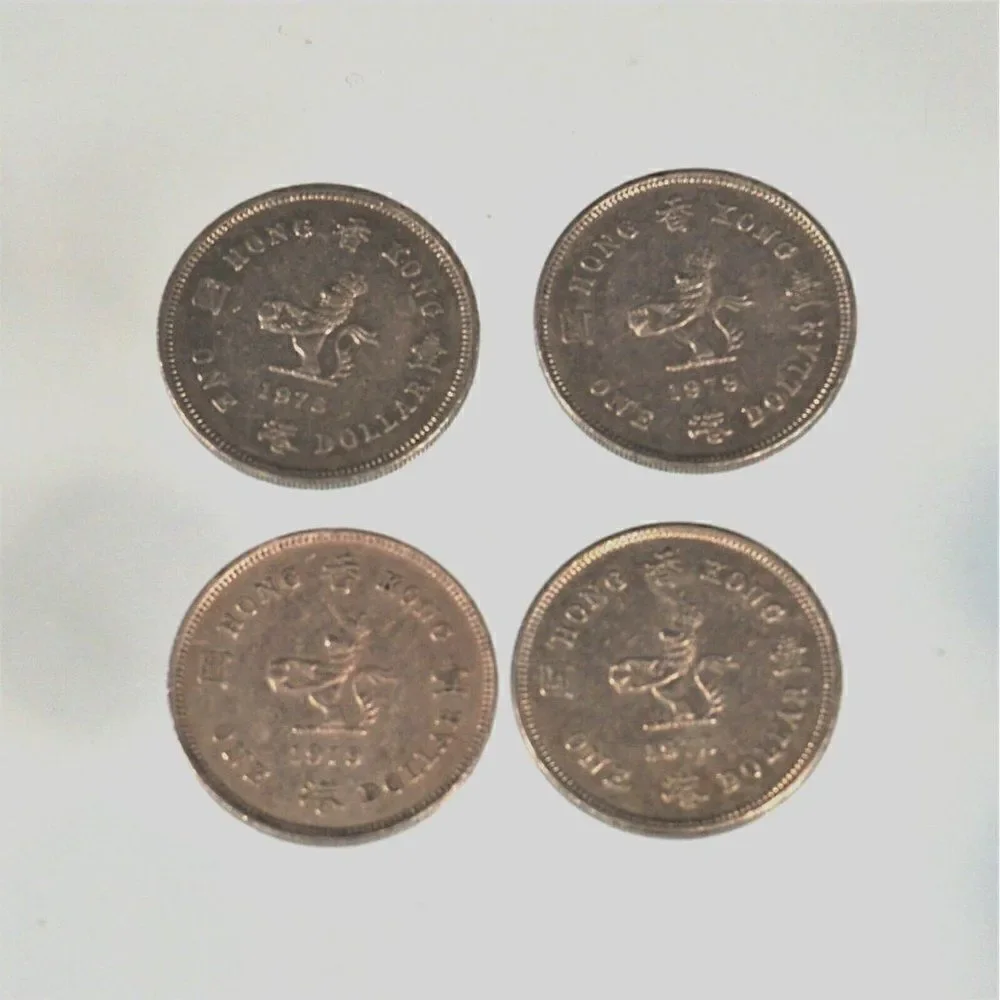 1948 - 1980 Hong Kong Coins Lot Of  10 Different Denominations Dollars And Cents